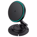 Suport auto AceFast D65 magnetic pliabil cu încărcare wireless - imagine 2