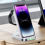 Suport AceFast E15 de birou 3-în-1 încărcare wireless - imagine 5