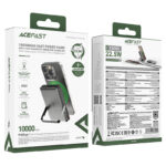 Suport AceFast M17 PD20W/22.5W power bank magnetic cu încărcare rapidă cu integrat 10000mAh - imagine 5