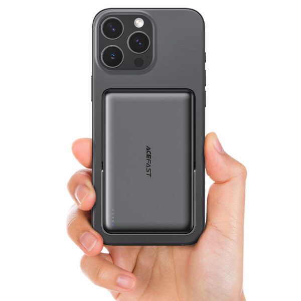 Suport AceFast M17 PD20W/22.5W power bank magnetic cu încărcare rapidă cu integrat 10000mAh