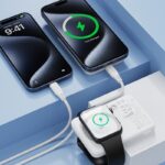 Power bank AceFast M25 PD20W magnetic fast încărcare wireless 5000mAh