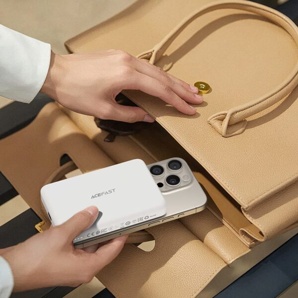 Power bank AceFast M26 PD20W magnetic fast încărcare wireless 10000mAh