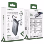 Cablu AceFast M32 PD35W încărcare rapidă power bank cu telescopic 10000mAh - imagine 3