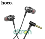 HOCO DM33 June căști cu fir și microfon (Negru)