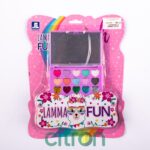 Set de frumusețe pentru fete Lamma Fun cu gentuță cosmetică și oglindă (SF025745)