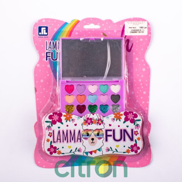 Set de frumusețe pentru fete Lamma Fun cu gentuță cosmetică și oglindă (SF025745)