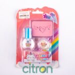 Set de frumusețe pentru fete Princess Toy, sclipici + lac (SF591634)