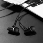 HOCO M34 Honor Music căști cu fir universale cu microfon (Negru) - imagine 3