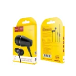HOCO M34 Honor Music căști cu fir universale cu microfon (Negru) - imagine 2