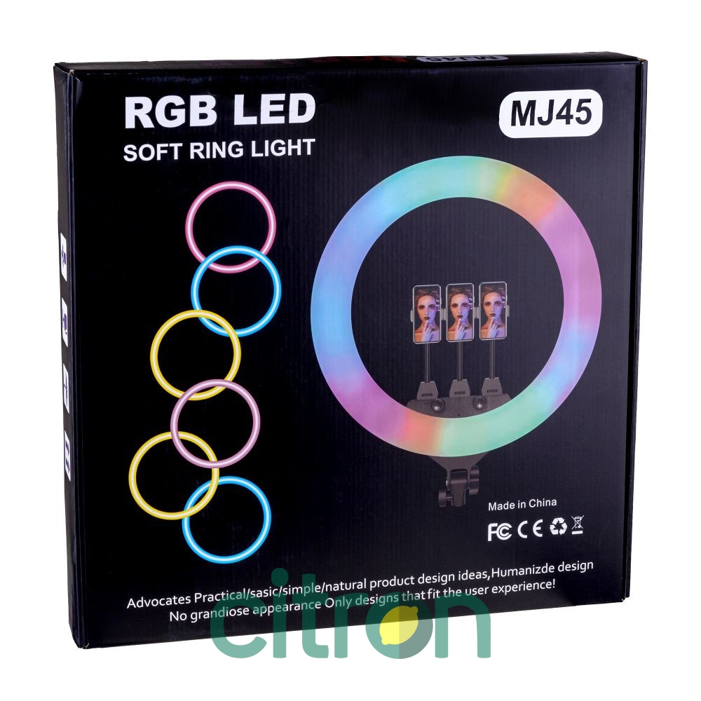 citron-rgb-led-filling-lamp-mj-45-45cm-black-1 MJ-45 lampă LED RGB pentru iluminare, 45 cm (Negru) - imagine 1