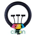 MJ-45 lampă LED RGB pentru iluminare, 45 cm (Negru) - imagine 4