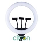 MJ-56 lampă LED RGB pentru iluminare cu telecomandă, 56 cm (Negru) - imagine 2