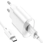 HOCO C109A Fighter QC3.0 încărcător de rețea, 1 port + cablu Micro USB (EU, Alb) - imagine 5