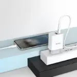 HOCO C80A Rapido PD+QC3.0 încărcător de rețea, 1 port + cablu Type-C to Type-C (EU, Alb) - imagine 4