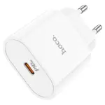 HOCO C94A Metro PD20W încărcător de rețea, 1 port + cablu Type-C to Lightning (EU, Alb) — изображение 3