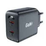 Încărcător AceFast A49 PD35W GaN (USB-C + USB-C) cu două porturi, Negru (EU) - imagine 3