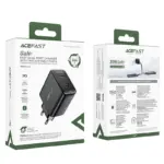 Încărcător AceFast A49 PD35W GaN (USB-C + USB-C) cu două porturi, Negru (EU) - imagine 5