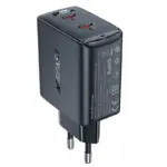 Încărcător AceFast A49 PD35W GaN (USB-C + USB-C) cu două porturi, Negru (EU) - imagine 2