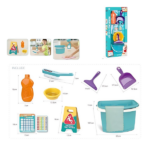 Set de curățenie pentru copii cu găleată - imagine 4