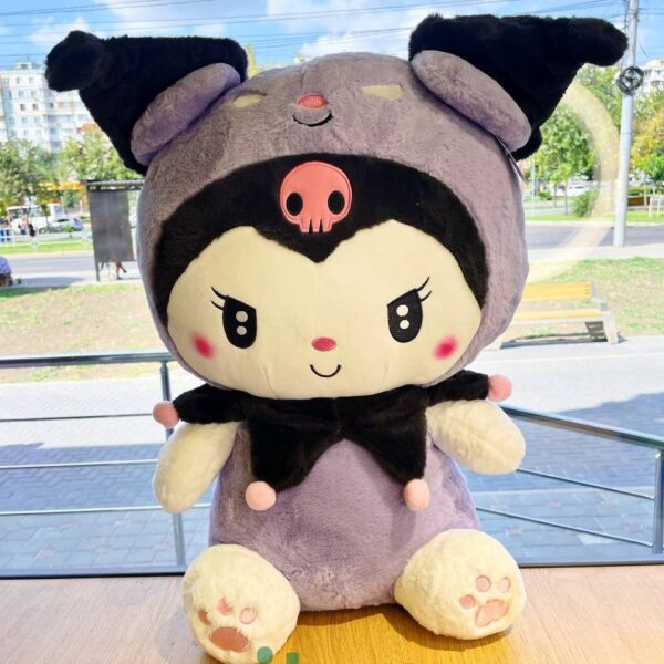 Jucărie de pluș Kuromi, 60 cm