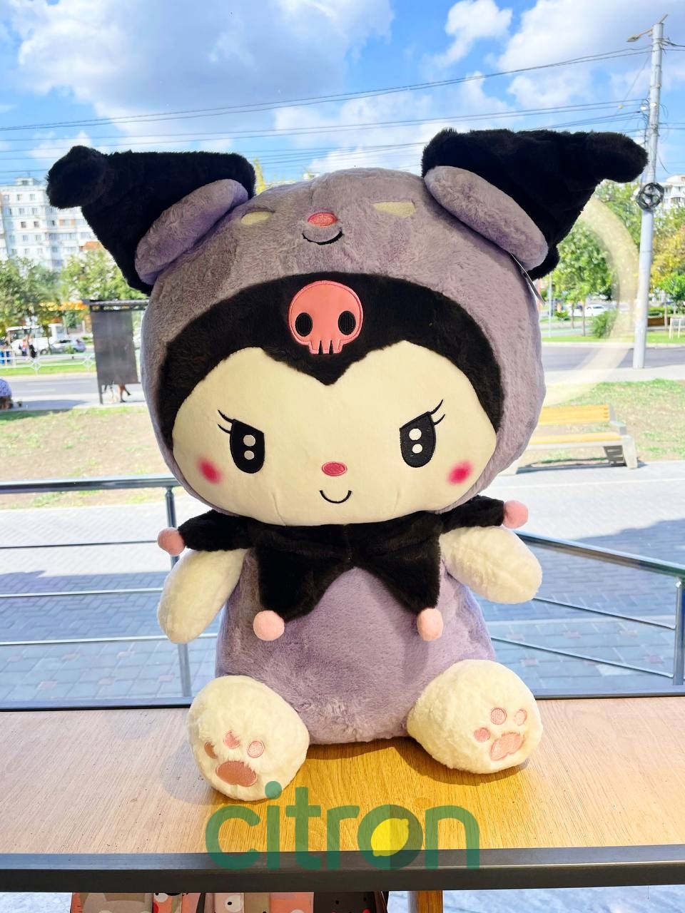 msg5498062030-126910 Jucărie de pluș Kuromi, 60 cm - imagine 1