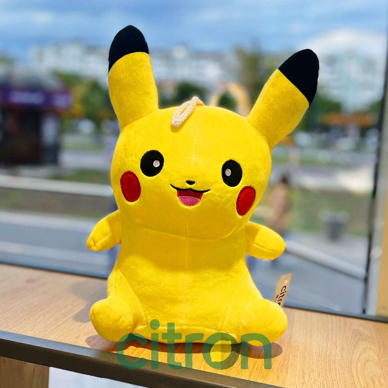 msg5498062030-126914 Jucărie de pluș Pikachu, 35 cm (Galben) - imagine 1