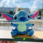 Jucărie de pluș Stitch și Angel, 28 cm (Albastru)