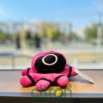 Jucărie de pluș Squid Game reversibilă, 20 cm, cu două expresii (Mix)