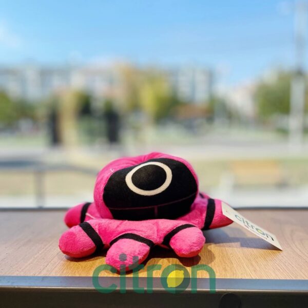 Jucărie de pluș Squid Game reversibilă, 20 cm, cu două expresii (Mix)