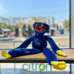 Jucărie de pluș Huggy Wuggy, 35 cm (Albastru)
