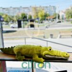 Jucărie de pluș Crocodil, 90 cm