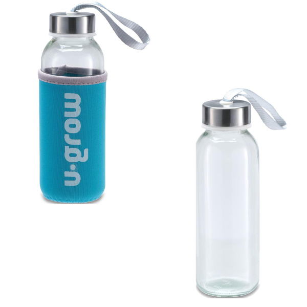 ugbtl-300blu Sticla cu husa termoizolanta 300 ml , U-grow - imagine 1
