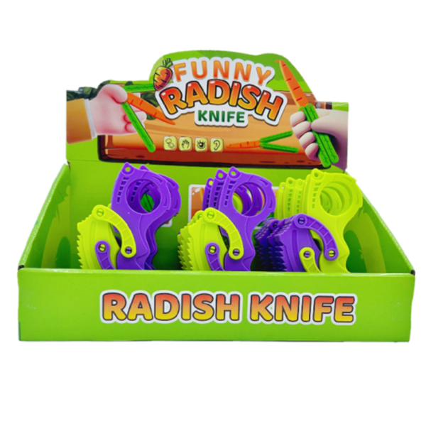 yr817-3-1 Jucărie antistres "Radish-knife" - imagine 1