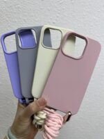 Husă 2,5 mm din silicon cu șnur pentru iPhone - imagine 9
