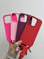 Husă 2,5 mm din silicon cu șnur pentru iPhone - imagine 11